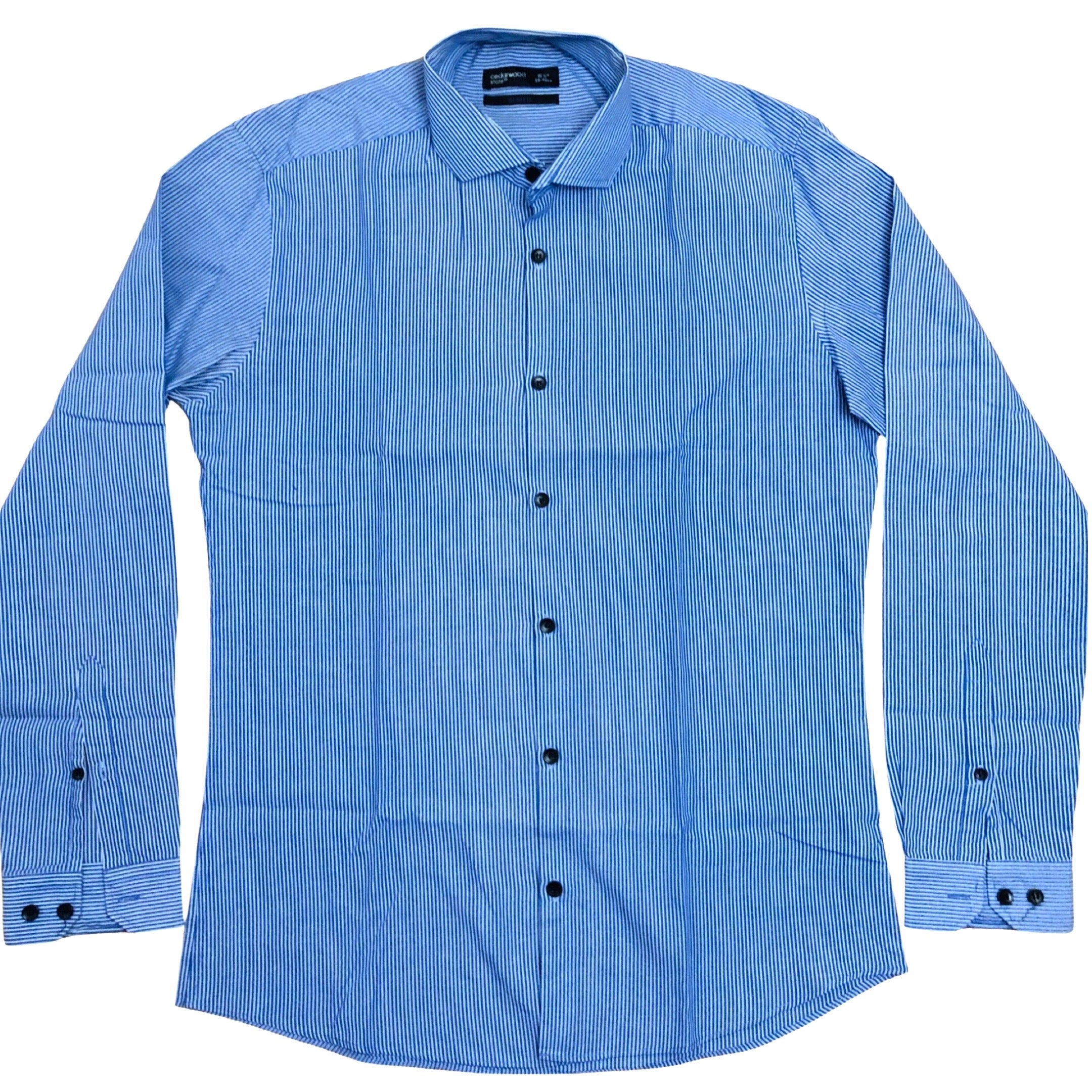 Cedar Wood State Blue (White Small Stripes) Small | Clearance Sale