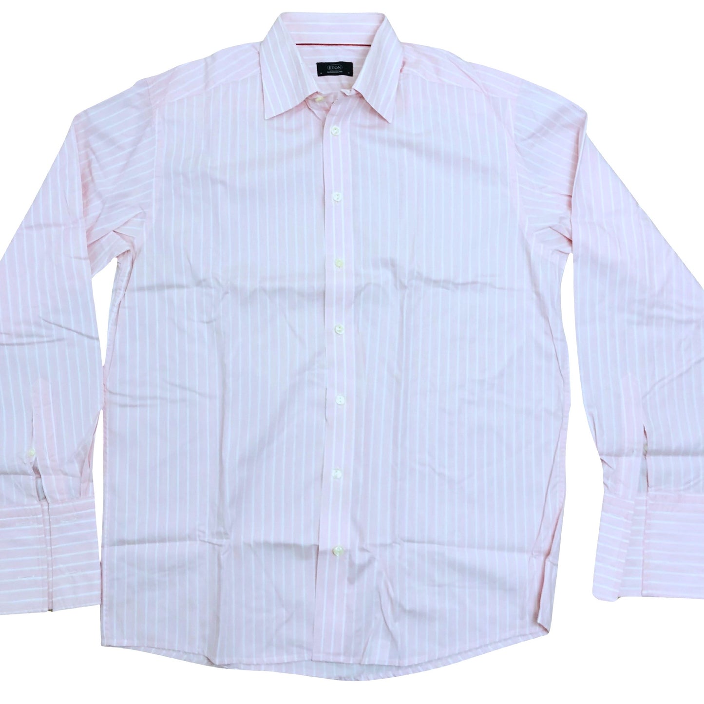 Eton Pink (White Small Stripes) Large