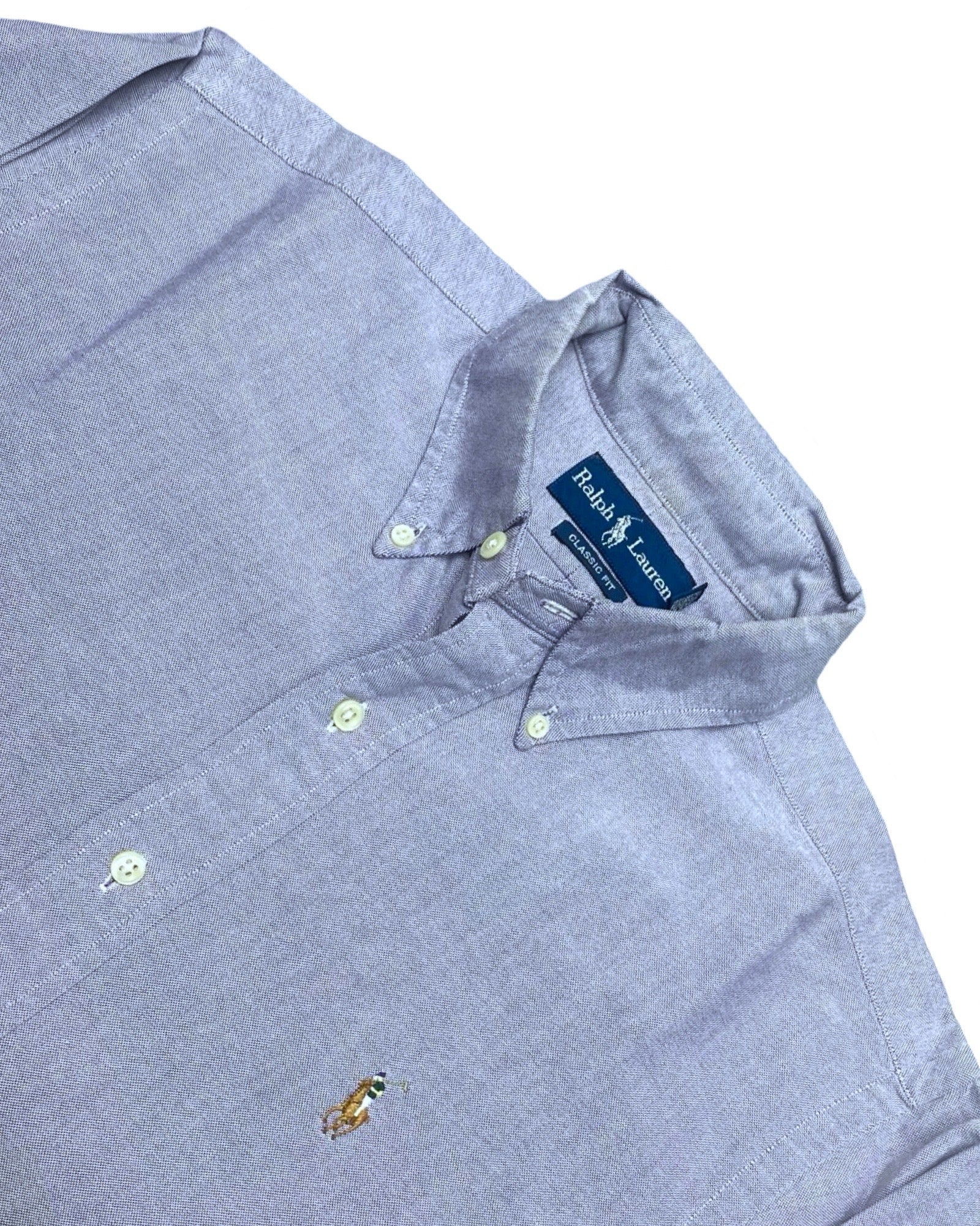 Ralph Lauren Lilac Button-Down Shirt | Large | Chest 23”