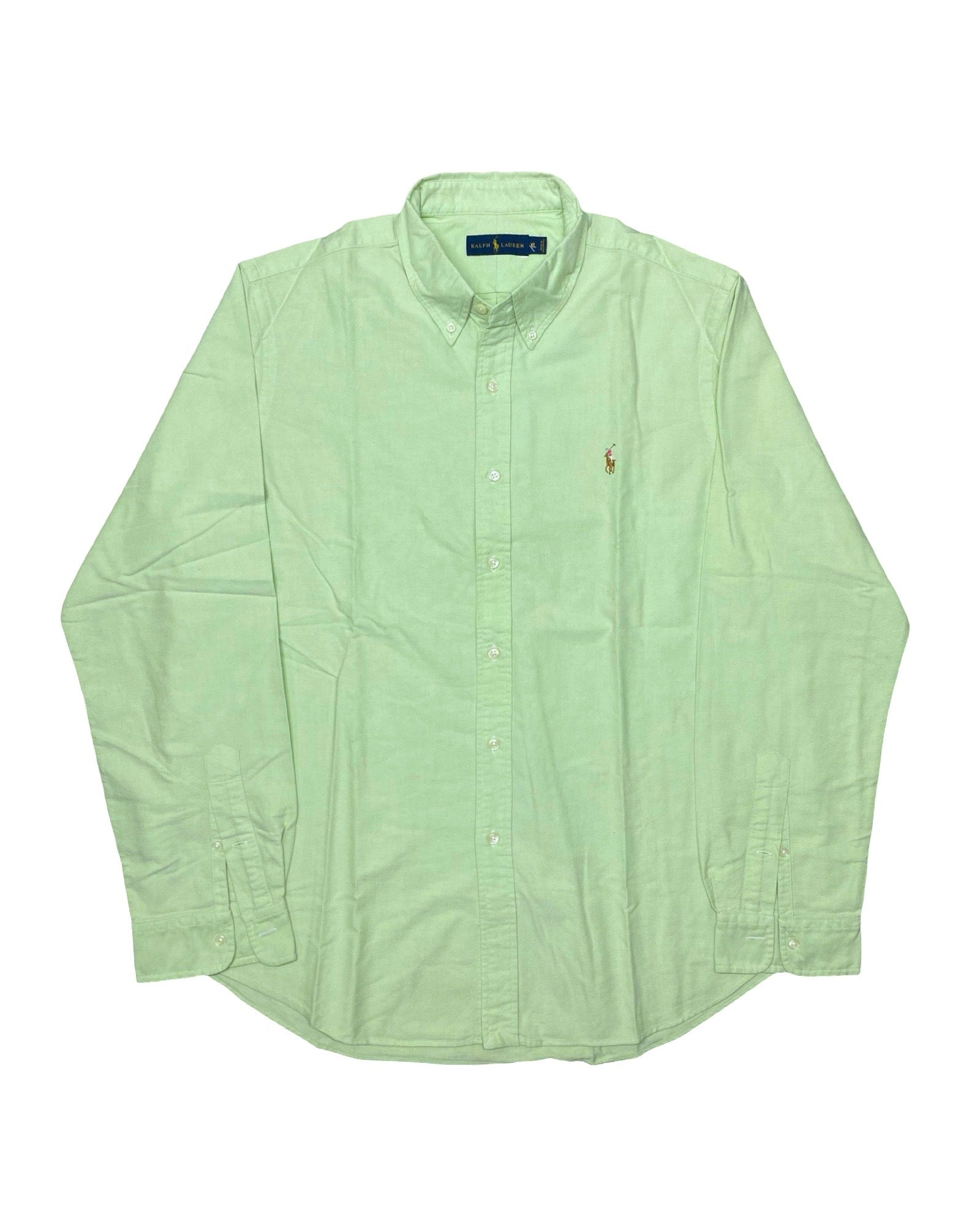 Ralph Lauren Light Green Button-Down Shirt | XL | Chest 26”