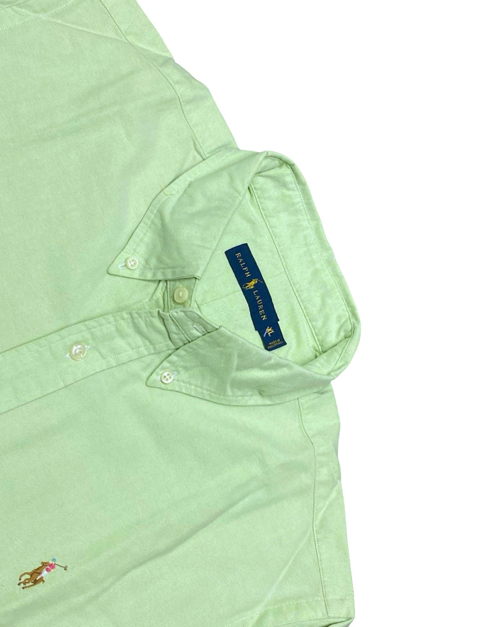 Ralph Lauren Light Green Button-Down Shirt | XL | Chest 26”