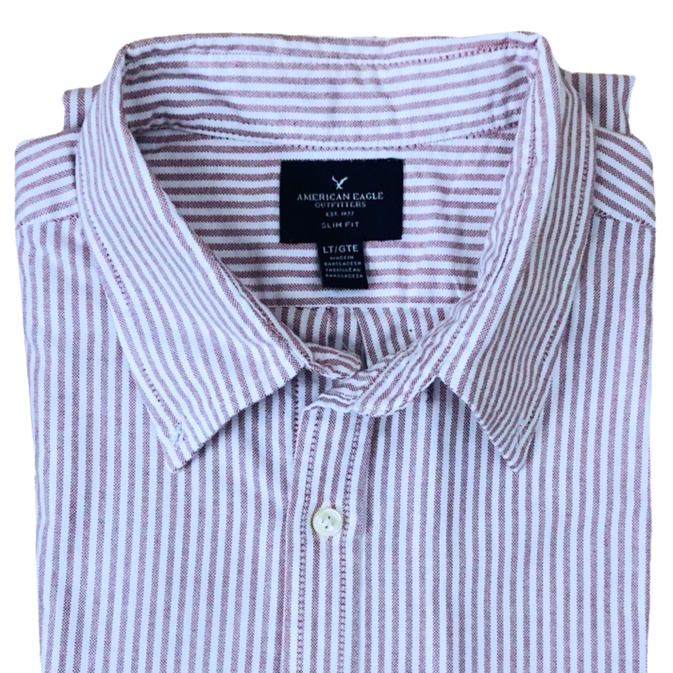 American Eagle Maroon Stripe Large  Chest  23"