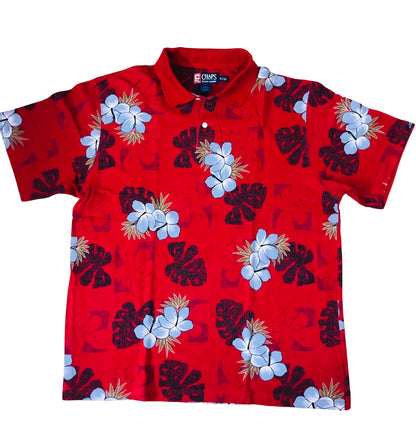 Chaps Red (Flowers print) Chest  24”