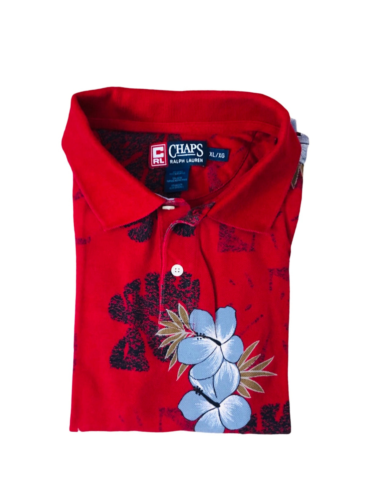 Chaps Red (Flowers print) Chest  24”