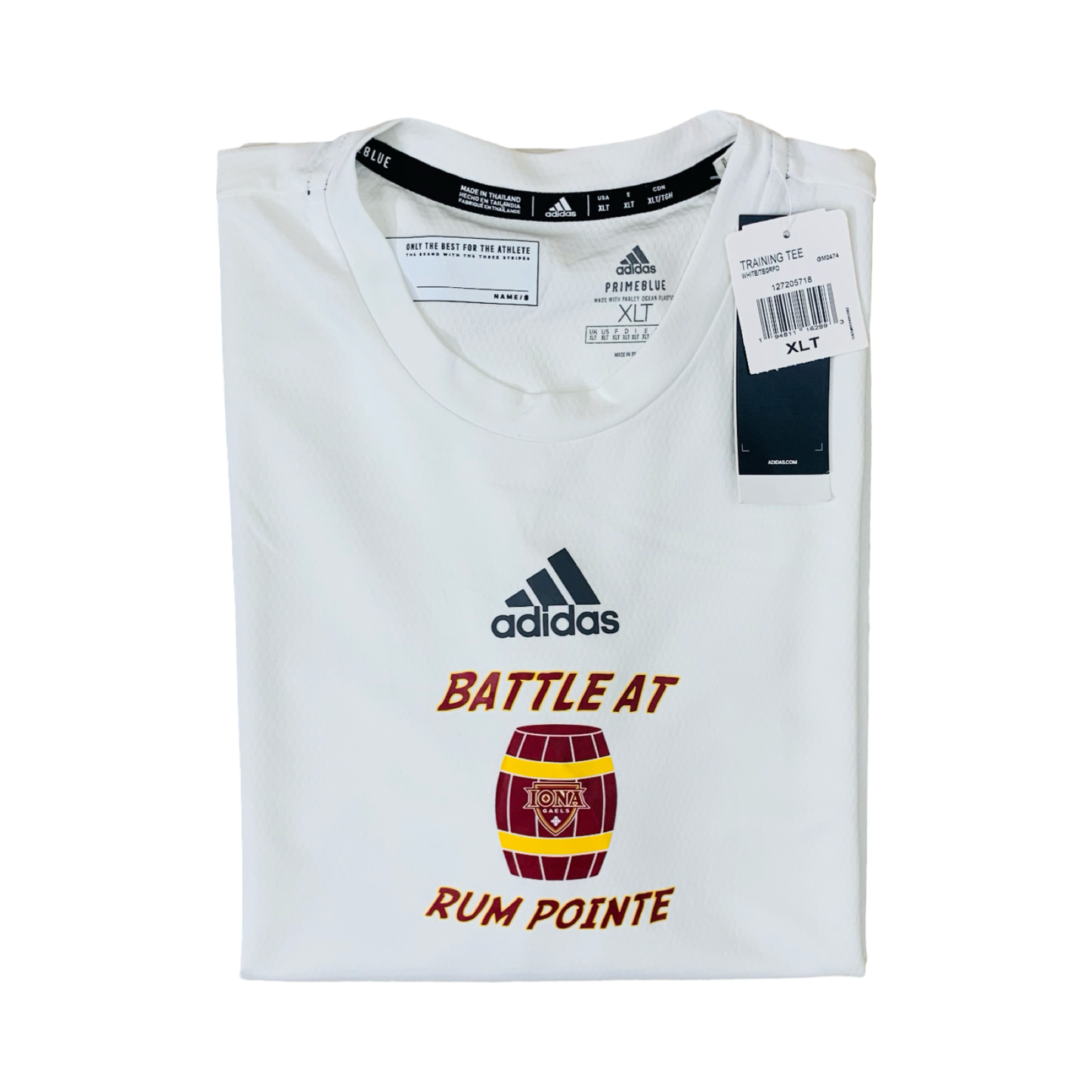 Adidas Dri-Fit White X-Large  Chest  26” (TAGGED)