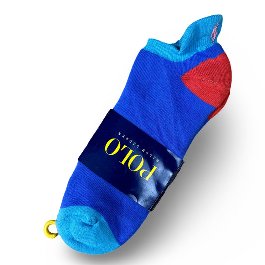 Multicolor Blue Low-Cut Performance Socks - Winter (TAGGED)