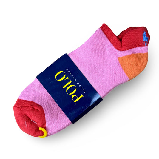 Multicolor Pink Low-Cut Performance Socks - Winter (TAGGED)