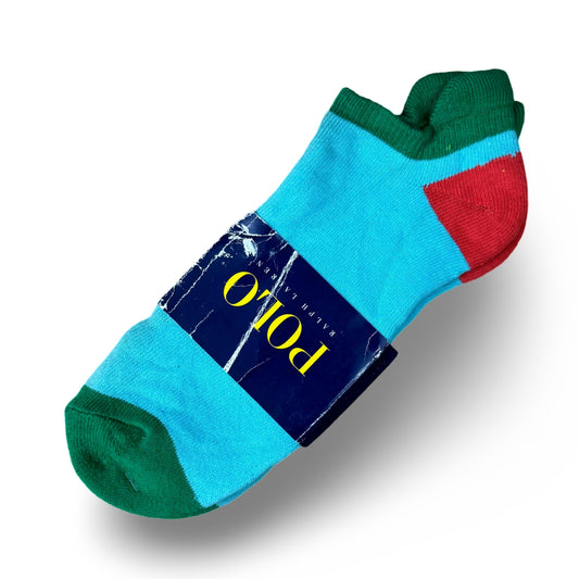 Multicolor Aqua Low-Cut Performance Socks - Winter (TAGGED)