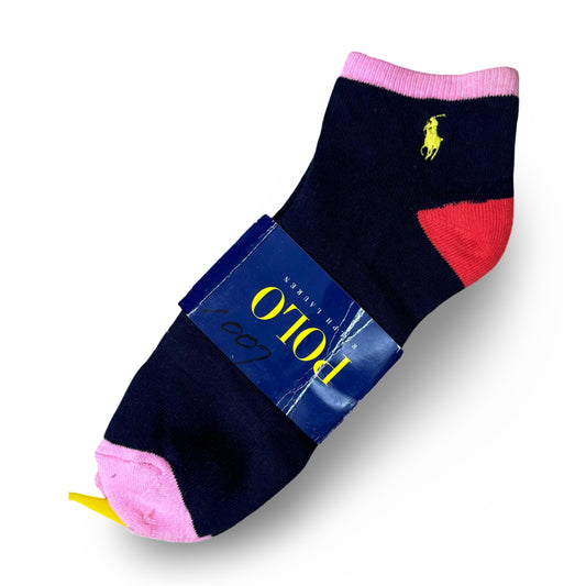 Multicolor Black Ankle Performance Socks - Winter (TAGGED)