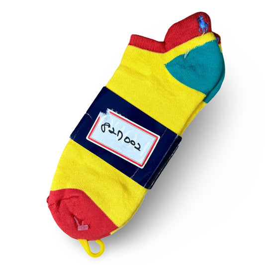 Multicolor Yellow Low-Cut Performance Socks - Winter (TAGGED)