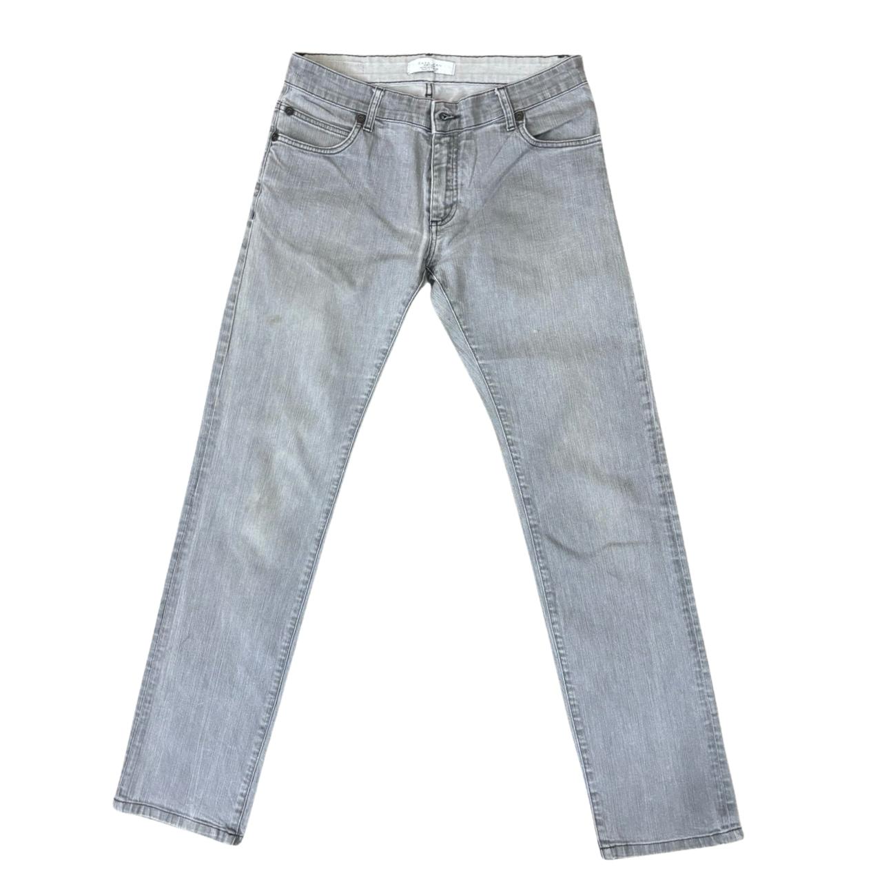 ZARA Man Ash Grey Acid Wash Denim Straight Fit Waist 32” Length 42.5 ...