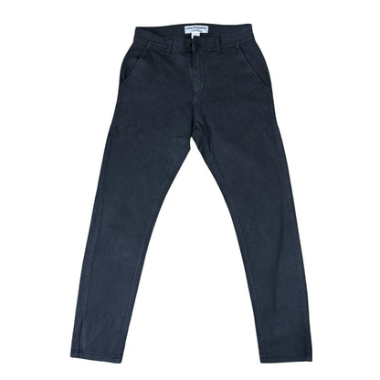 Shaping New Tomorrow Dark Grey Textured Chino Pants Soft Cotton Slim Fit  Waist 30” Length 39.5”