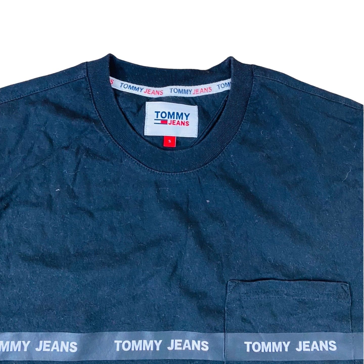 Tommy jeans Black Small  Chest 19"