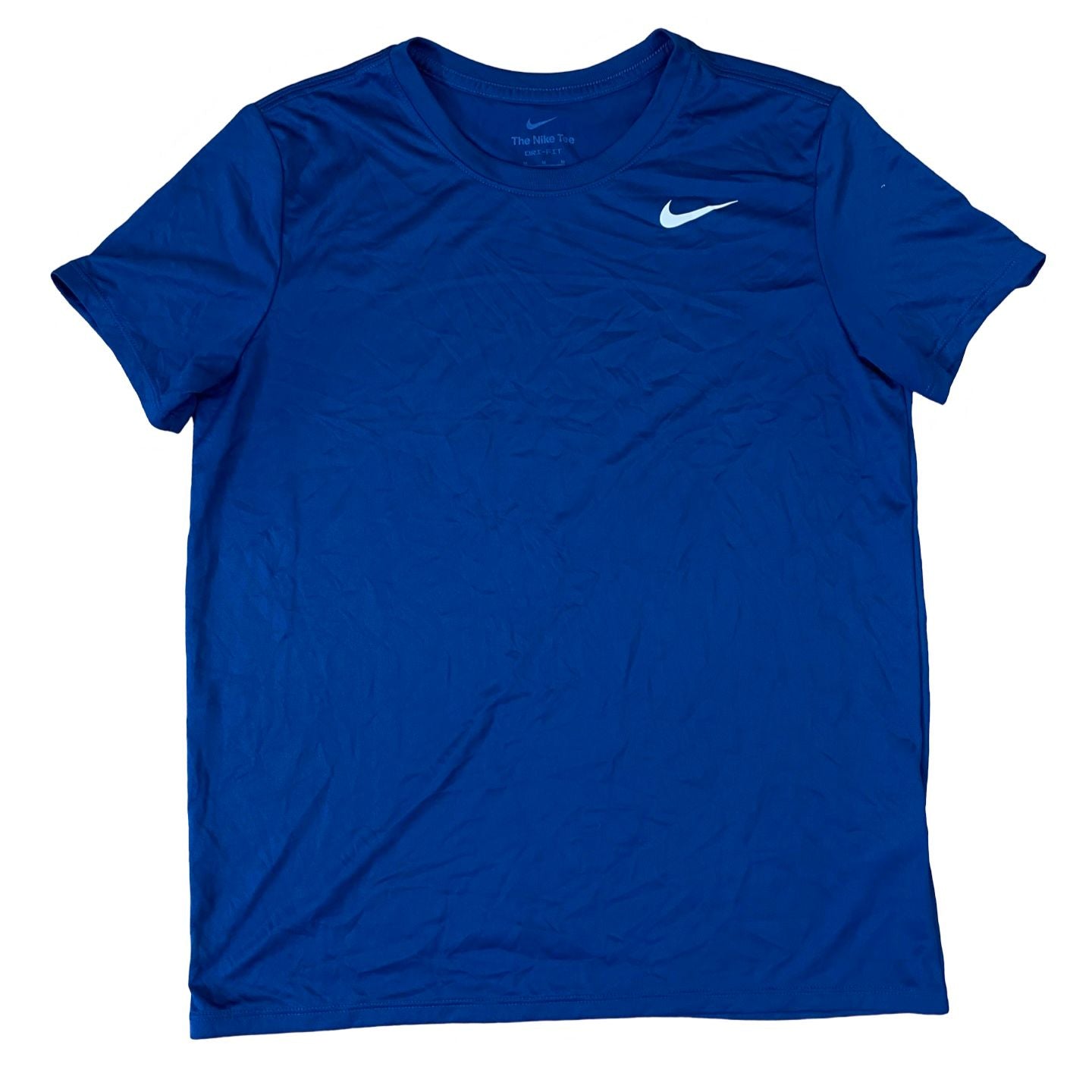 The Nike tee(Dri - Fit) Navy Blue Small  Chest 19”