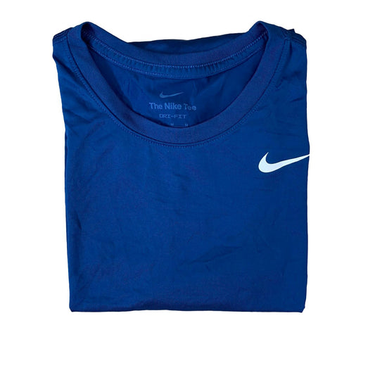 The Nike tee(Dri - Fit) Navy Blue Small  Chest 19”