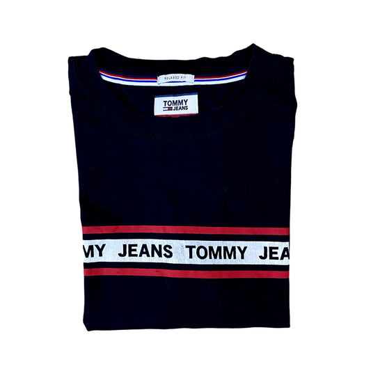 Tommy Jeans Black Large   Chest 23”