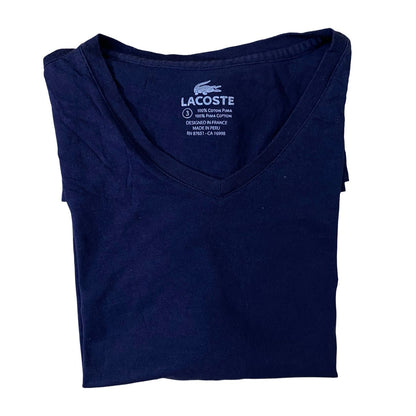 Lacoste  Navy Blue Small  Chest 19”