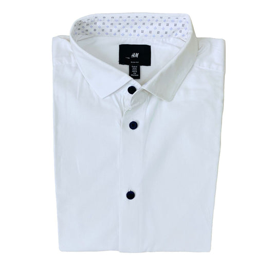 H&M White texture Small  Chest 20”