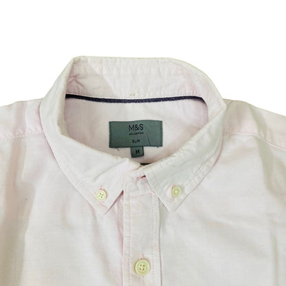 M&S Pink Buttondown Medium Chest 22”