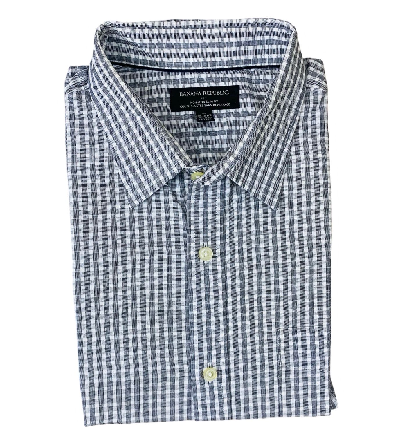 Banana republic  Grey check Large  Chest 23.5”