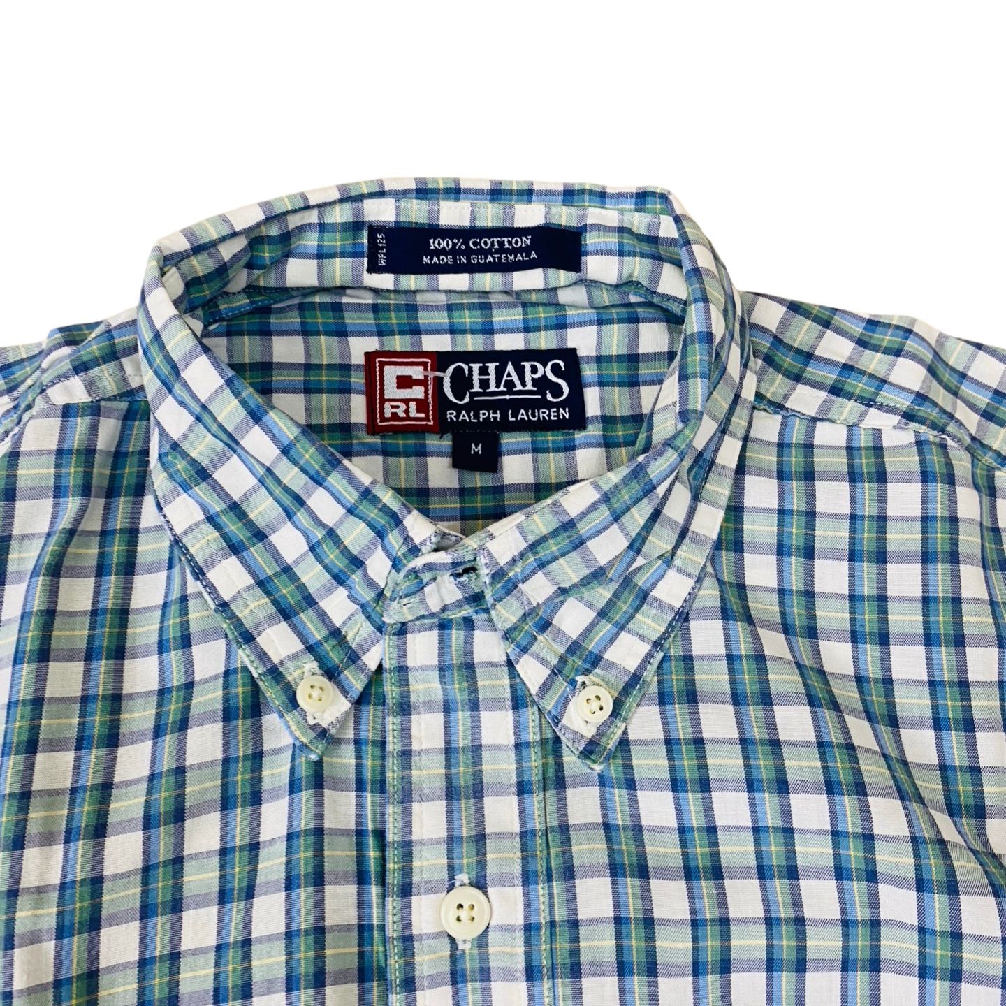 Chaps Green check Large  Chest 23.5”