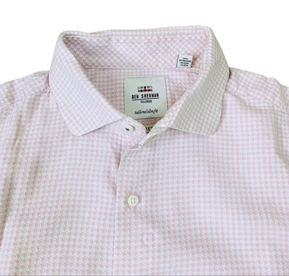 Ben sherman Pink texture  Medium  Chest 22.5”