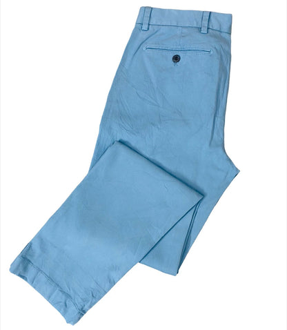 Brooks brothers Aqua Chino  Waist 32” Length 41.5”