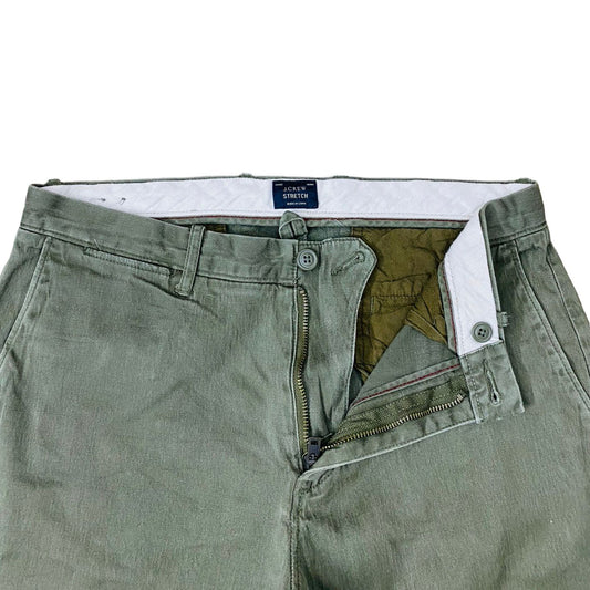 J.crew Olive Green Chino Waist 32” Length 37”