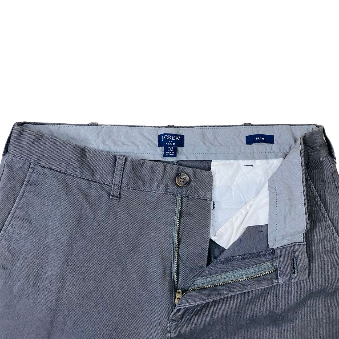 J.crew Light Grey Chino Waist 32” Length 38”