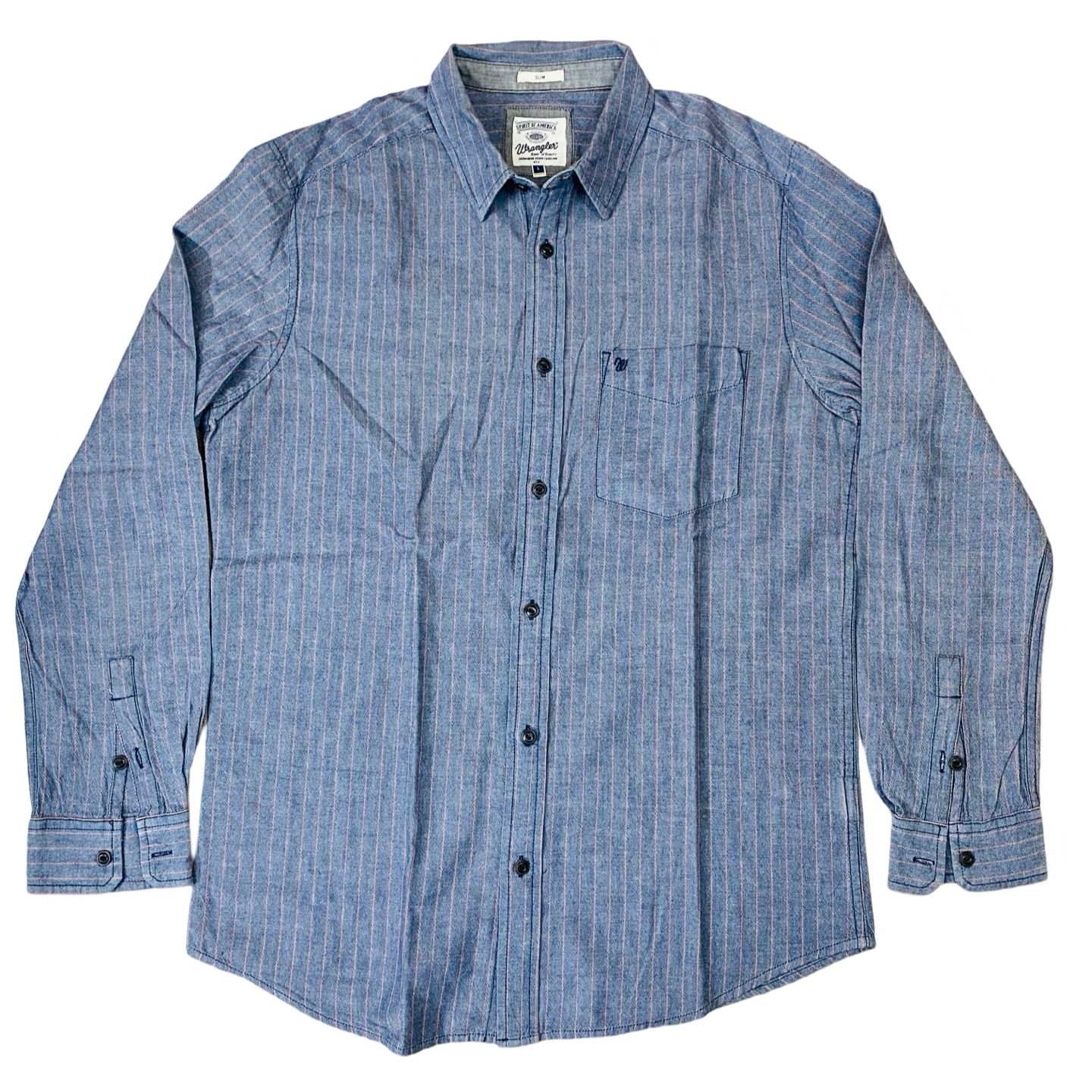 Wrangler Grey stripes [Medium Chest 21”]