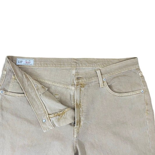 Gap Beige Denim  [Waist 38” Length 42”]