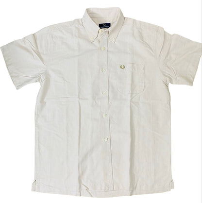 Fred Perry Beige [Medium Chest 22”] Half Sleeve