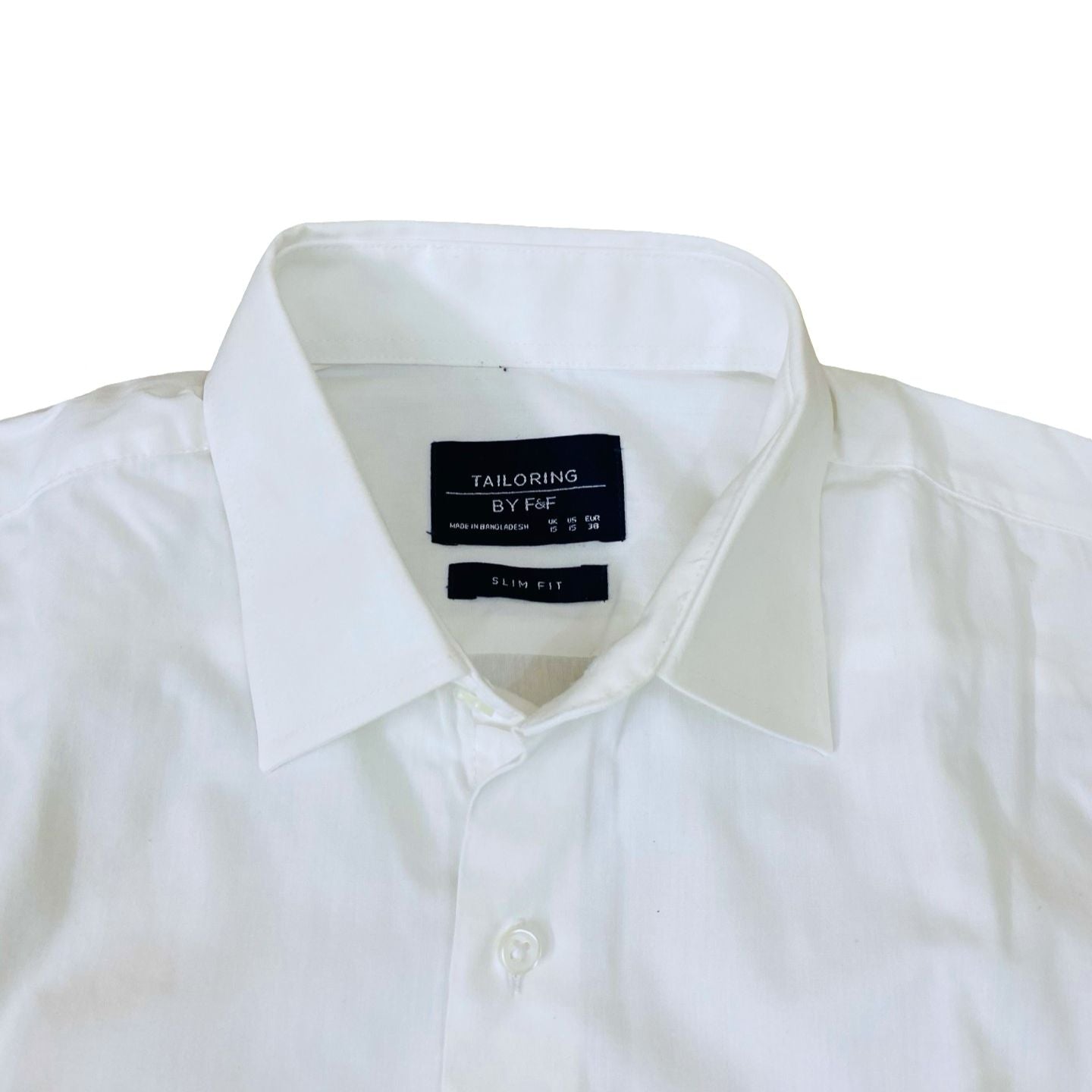 Tailoring By F&F White Cotton [Small Chest 20.5”]