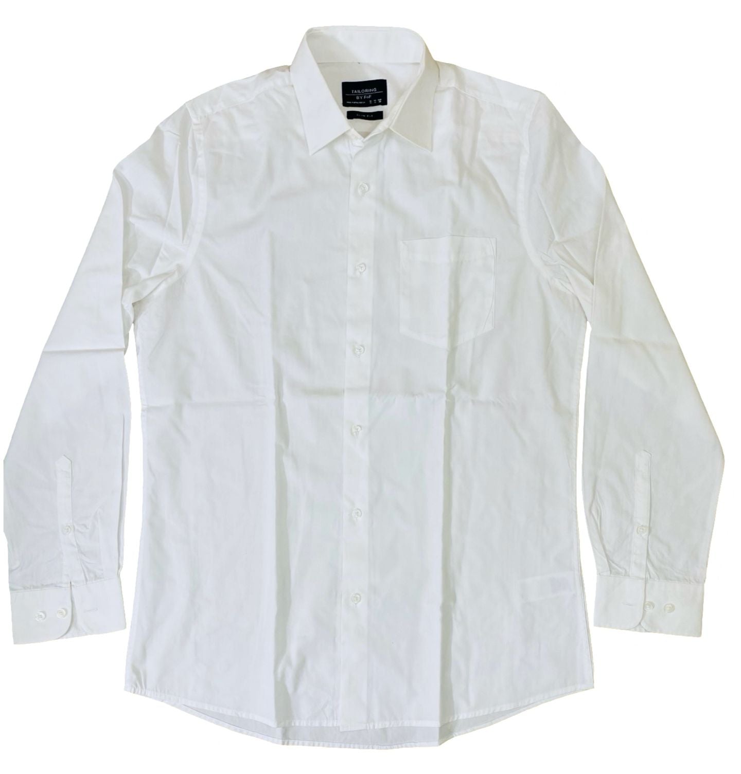 Tailoring By F&F White Cotton [Small Chest 20.5”]