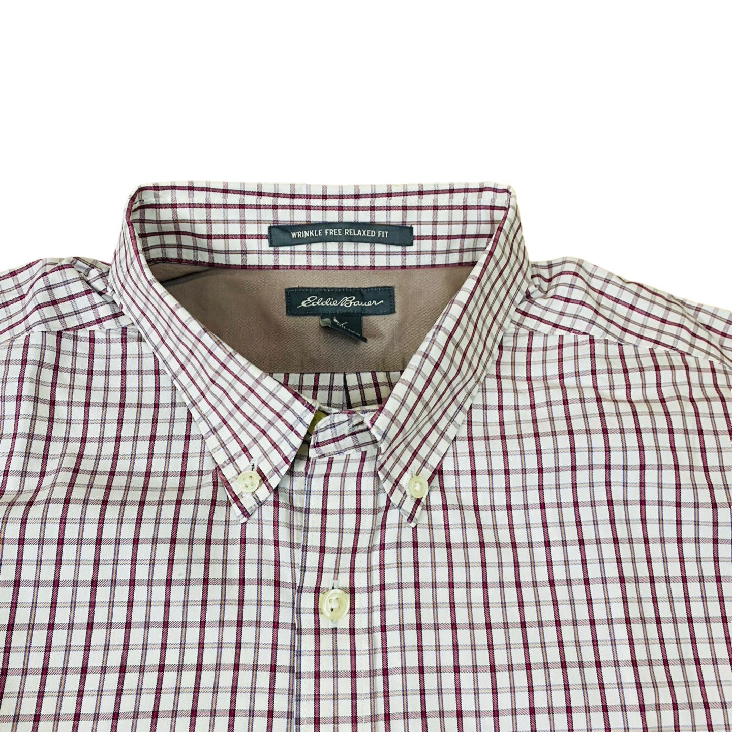 Edditauer Maroon check [X-L Chest 26”]