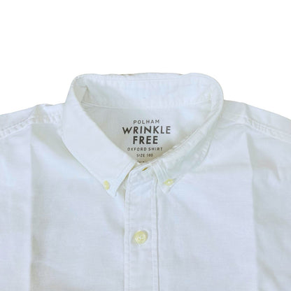 Polham Wrinkle Free White self texture [Small Chest 20”]