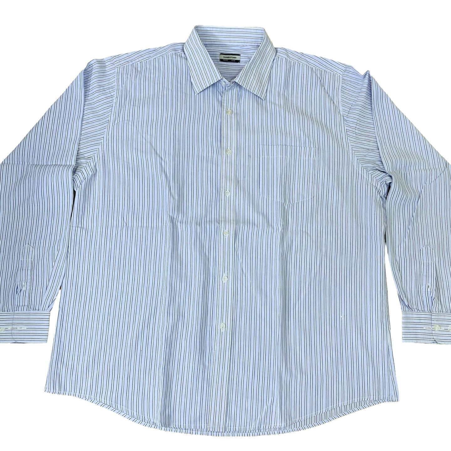 Dunnes stores Sky Blue  stripe [X-L Chest 27”]