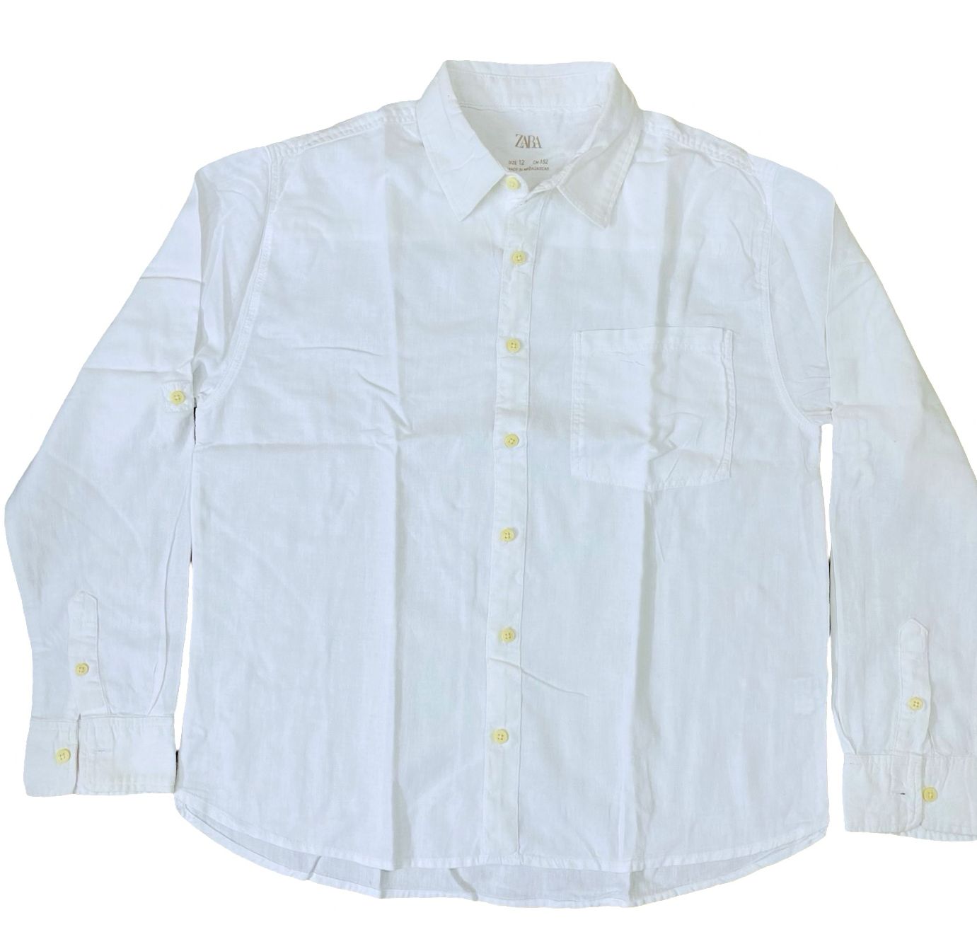 Zara  White linen [Small Chest 19.5”]