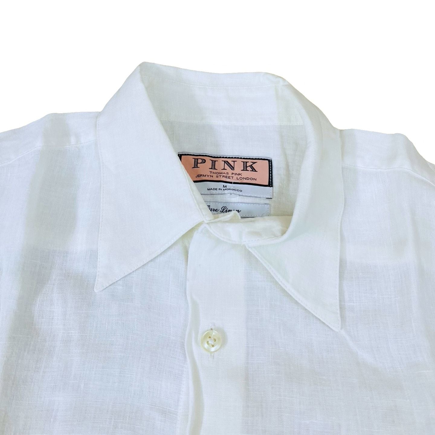 Pink Off white LINEN [Large Chest 23”]