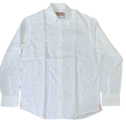 Pink Off white LINEN [Large Chest 23”]