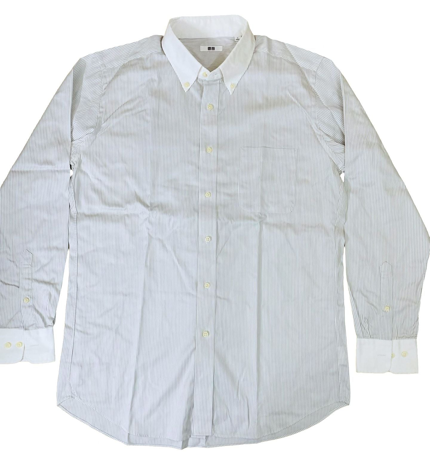 Uniqlo Grey stripe [Medium Chest 22.5”]