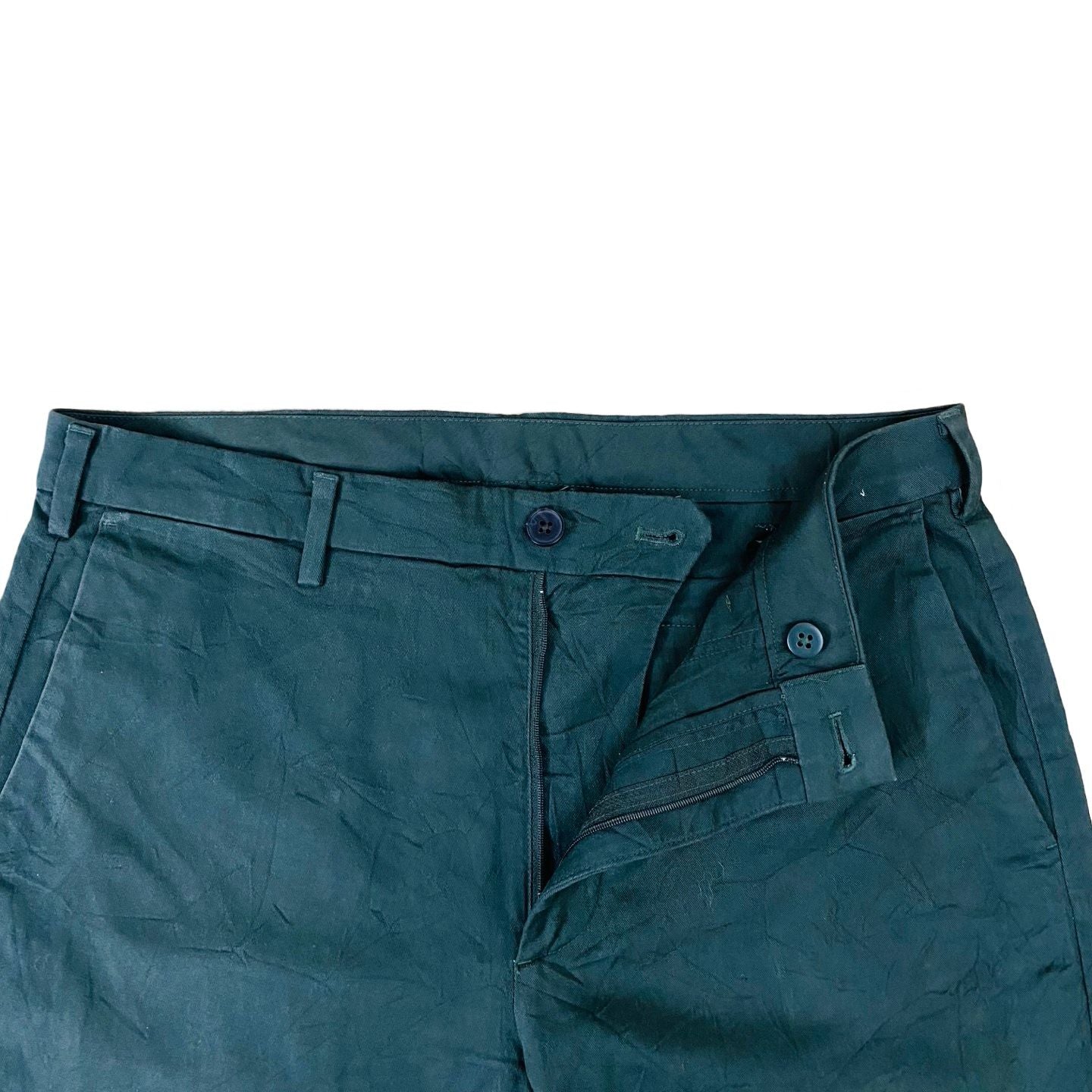 Cotton Chino Green [Waist 34” Length 41.5”]