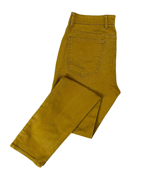 Jules Mustard jeans [Waist 32” Length 42”]