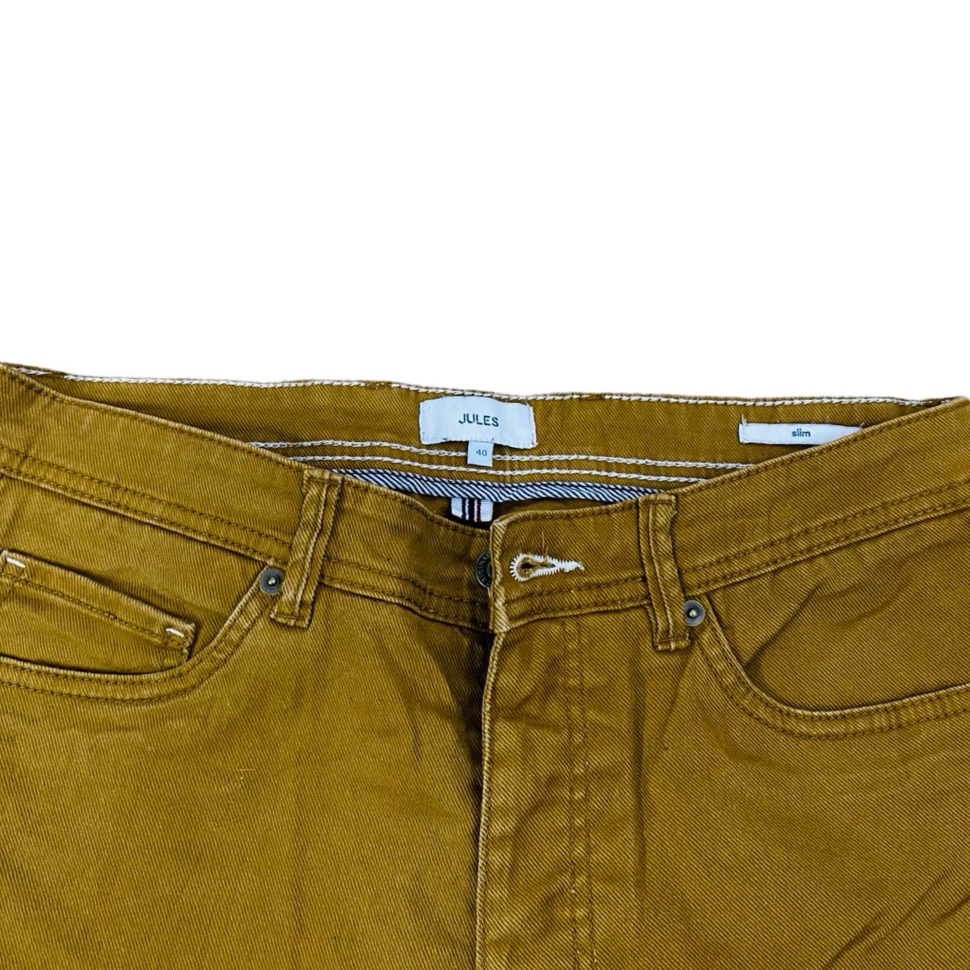 Jules Mustard jeans [Waist 32” Length 42”]