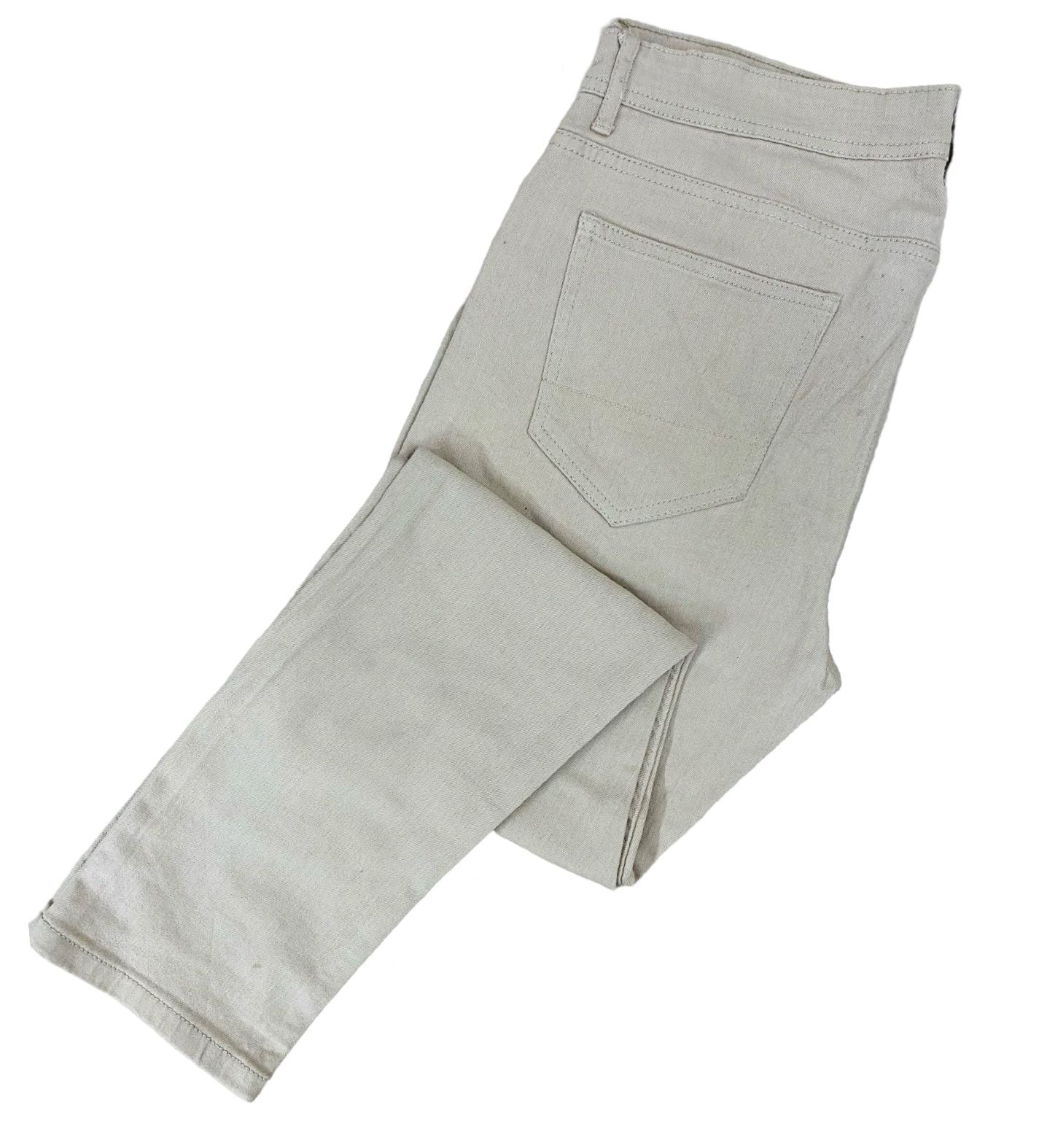 Beige Slim Fit jeans [Waist 34” Length 38”]