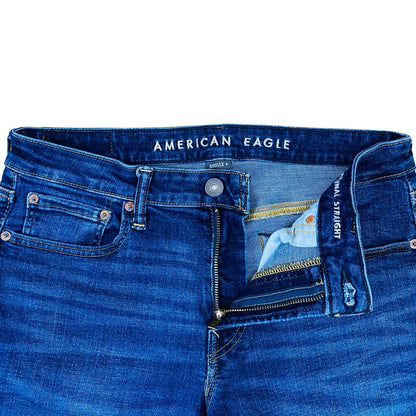 Blue Front Faded Jeans [Waist 32” Length 37.5”]