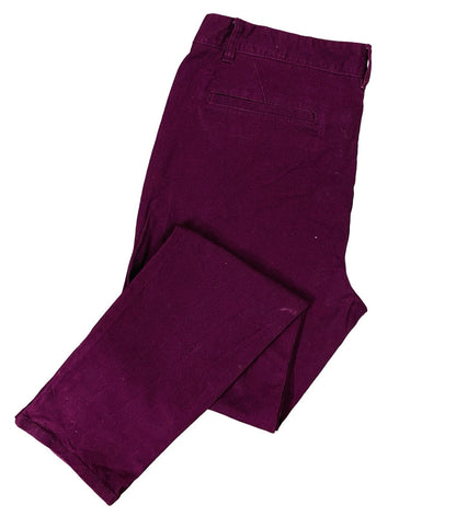 Maroon Cotton Chino [Waist 36” Length 41”]