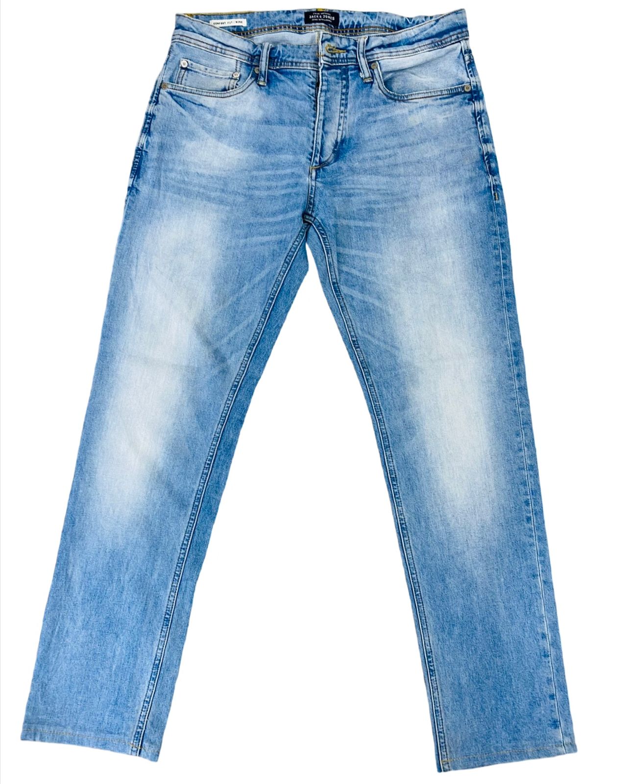 Light Blue Faded Jeans [Waist 32” Length 39”]