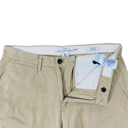 Beige Cotton Chino [Waist 32” Length 40.5”]