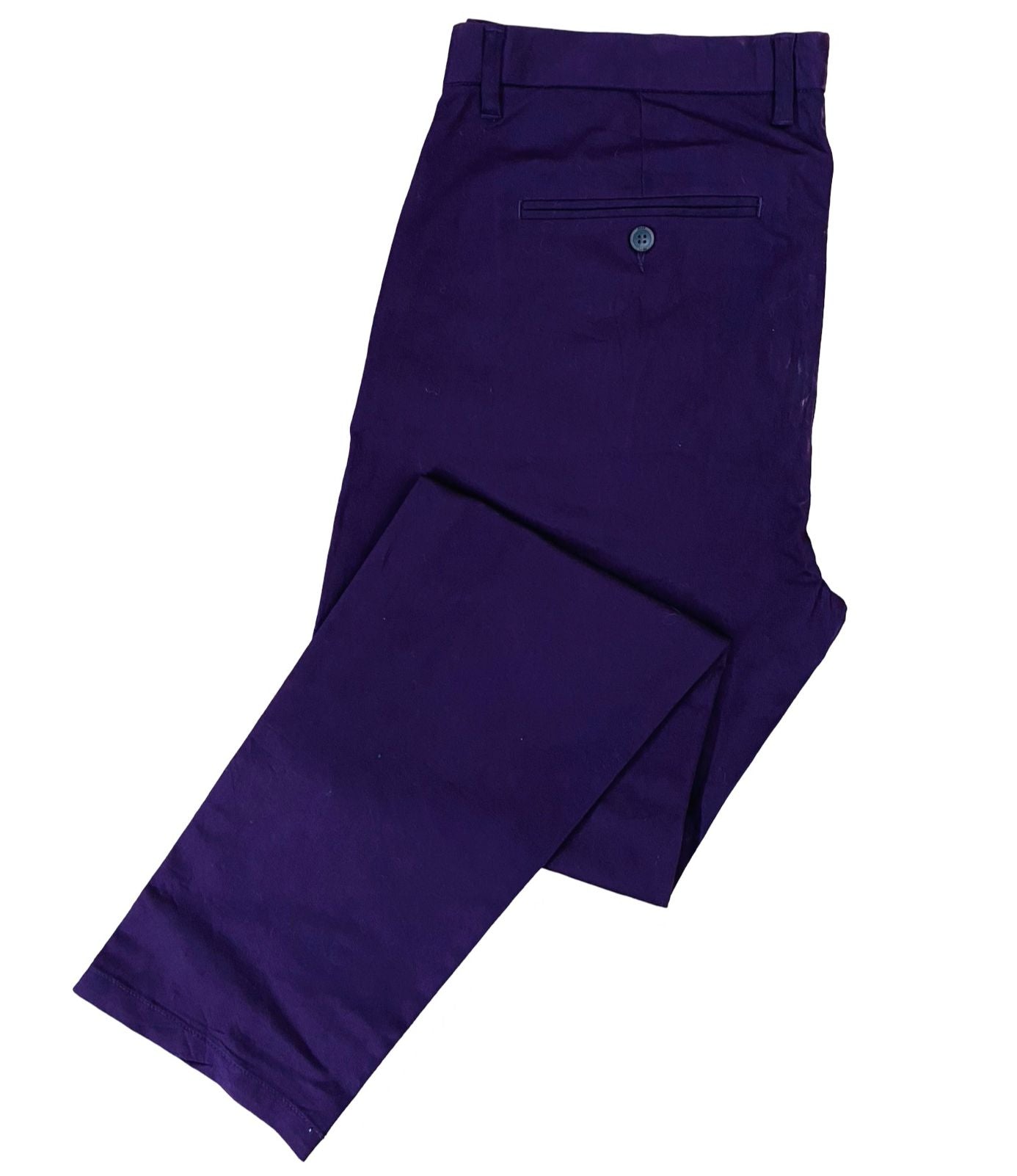 Purple Cotton Chino [Waist 36” Length 43”]